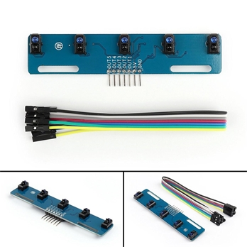 5 Way Tracking Sensor Trace Sensor Tracking Module Infrared Sensor Tcrt5000l