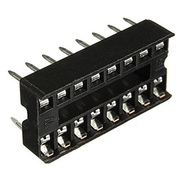 16 Pins IC 2X8 DIP 2.54mm Wide Integrated Circuit Sockets