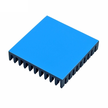 40X40X8mm black oxidation Heatsink with adhesive tape