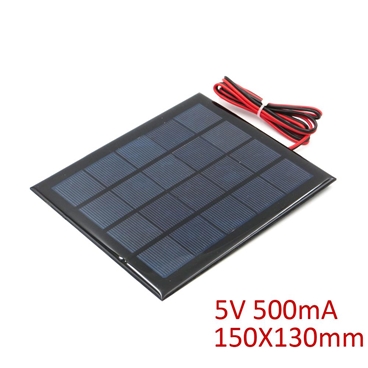 5V 500mA Solar Panel with Cable