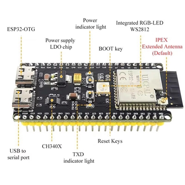 ESP32-S3-DevKitC-1 Development Board BT 2.4G Wifi Module